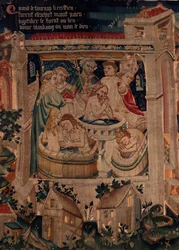 Historien om Saint Piat og Saint Eleuthère, Scene 7 dåb af de eksilkristne