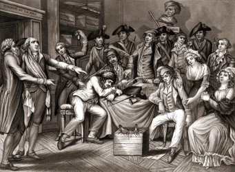 Revolutionskomitéens indre. v. 1794.