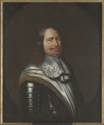 Jacob Kettler, duc de Courlande et Semigalie - Portræt af Jacob Kettler (1610-1682), hertug af Courland og Semigalia, Anonym . Olie på lærred. Mål: 90x74 cm. Nationalmuseum Stockholm