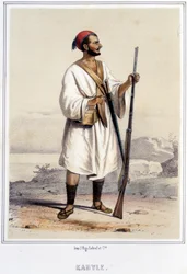 Kabylisk mand i Algier i anden halvdel af det 19. århundrede.