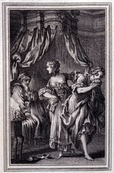 La Chageure des trois commerces- i ""Fortællinger og noveller på vers"" af Jean La Fontaine. 1762.