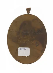 Løjtnant Charles Augustus Elderton (1789-1841), 9. Madras Native Infantry, 25. februar 1811 (miniature på elfenben)