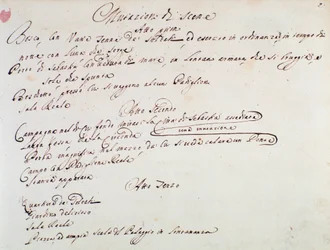 Noter om iscenesættelsen af operaen Mithridate af Giuseppe Aldrovandini (1706)