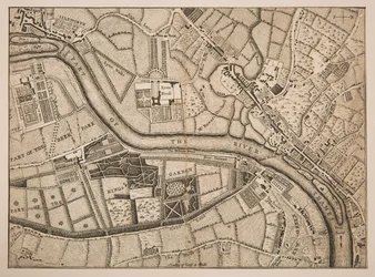 Plan over Richmond, Syon og Kew