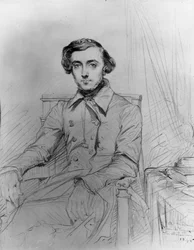 Portræt af Alexis de Tocqueville (1805-1859).