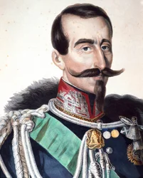 Portræt af Alfonso Ferrero, Marquis de La Marmora (1804-1878), italiensk general og politiker