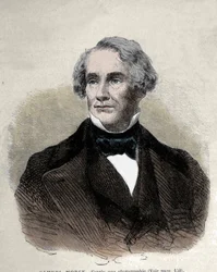 Portræt af den amerikanske opfinder Samuel Finley Breese Morse (1791-1872).