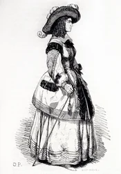 Portræt af Anne Marie Louise d