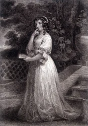 Portræt af Anne "" Ninon"" af Enclos (eller Ninon de Lenclos eller Ninon de Lanclos