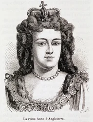 Portræt af Anne af England.