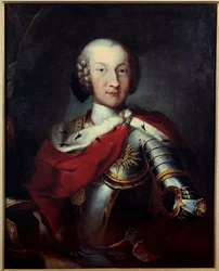 Portræt af Charles Emmanuel III (1701-1773) hertug af Savoyen, konge af Sardinien, stormester i Annunciade Anonymous-maleriet. Paris fra det 18. århundrede, Æreslegionens museum