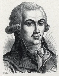 Portræt af Elie Guadet (1758-1794), fransk revolutionær.