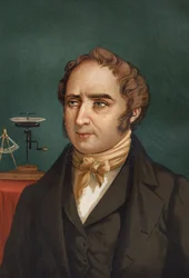Portræt af Francis Arago. (1786-1853).fra "Science and its Men" af Louis Figuier. Barcelona 1881