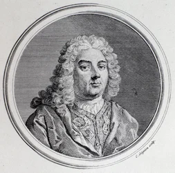 Portræt af Georg Friedrich Handel (stik)