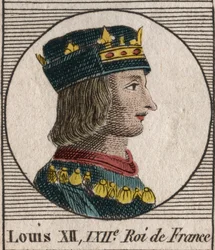 Portræt af kong Ludvig XII