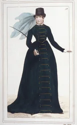 Portræt af Marie-Paulette kaldet Pauline Bonaparte (1780-1825), Prinsesse Borghese. Stik af 1830