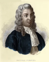 Portræt af Nicola Antonio Porpora, italiensk komponist (1686-1768).