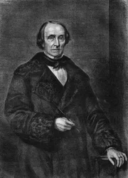 Portræt af Peter von Cornelius, tysk maler 1783 til 1867).