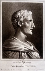 Portræt af Publius Cornelius Tacitus siger Tacitus, romersk historiker (v.56 -v.120).