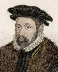 Portræt af Sir Nicholas Bacon (1510-1579), engelsk politiker og advokat.