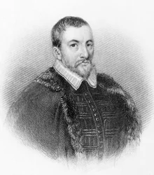 Portræt af Sir Thomas Bodley. Engelsk diplomat og lærd (1545 til 1613).