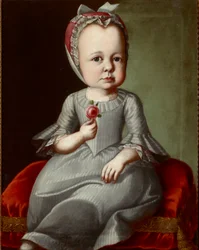 Portræt af Sophia Elizabeth von Brukenthal (1749-1753)