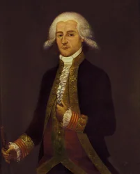 Portræt af den spanske sømand og militærmand Federico Carlos Gravina (1756-1836), slutningen af det 18. - 19. århundrede (olie på lærred)