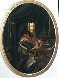 Portræt af Victor Emmanuel II af Savoyen, den sidste konge af Sardinien og den første konge af Italien (oliemaleri)