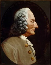 Portræt af den franske komponist Jean Philippe (Jean-Philippe) Rameau (1683-1764) Anonymt maleri fra det 18. århundrede. Bologna Civico Museo Bibliografico Musical