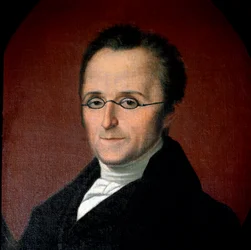 Risorgimento: "" Portræt af den italienske patriot Silvio Pellico (1789-1854) "Anonymt maleri af det 19. århundredes Saluzzo, Museo di Casa Cavassa