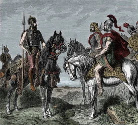 Anden puniske krig: gallerne nægter at rejse sig til fordel for Hannibal - Anden puniske krig (218-202 f.Kr.): gallerne nægter at engagere sig med Hannibal Barca (247-181 f.Kr.)