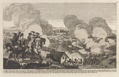 Slaget ved Prag, 6. maj 1757 (streggravering)