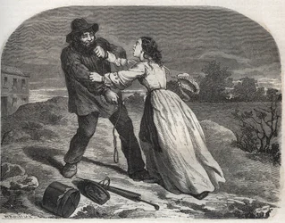 Morderen på den gode Martin Dumollard (1810-1862), seriemorder fra det 19. århundrede, i Ain