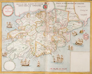 Provinsen Munster, Irland, ca. 1595 (manuskript)
