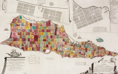 Tilforladelig Kort over Eylandet St. Croix udi America, Copenhagen, 1754, 1754