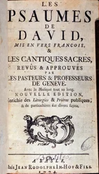 Titelblad til Davids salmer (1774)