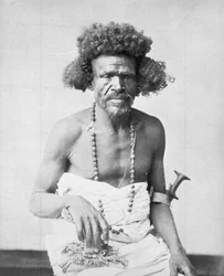 Beja-stamme fra det østlige Sudan, 1885 ca