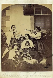 Elisabeth, kejserinde af Østrig og dronninggemalinde af Ungarn (24. december 1837 - 10. september 1898) (foto)