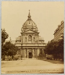Facade på Sorbonne-kapellet, Paris, ca. 1875-1925