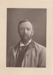 Henry Arthur Jones (1851-1929) engelsk dramatiker (s/h-foto)