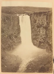 Howick Falls, Umgeni-floden, Natal-provinsen, Sydafrika, 1882 ca