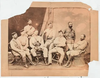 Officerer af 4. Goorkha Regiment, 1879