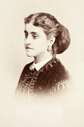 Portræt af Adelina Patti