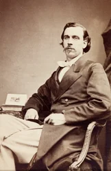 Allan Folin muotokuva, n. 1860 (m/w kuva)