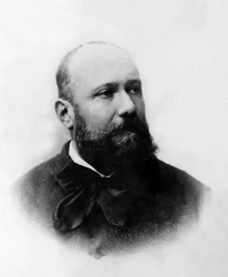 Portræt af Armand Sylvestre (1837-1901), fransk journalist.
