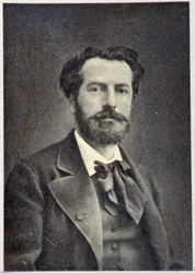 Portræt af Bartholdi i 1880