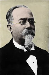 Portræt af Cesare Lombroso (1835-1909), italiensk kriminolog. Foto fra slutningen af 1800-tallet