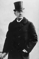 Portræt af grev Michael Nicolaievich Muravieff (1845-1900) russisk politiker. Fotografi, begyndelsen af det 20. århundrede.