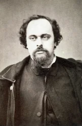 Portræt af Dante Gabriel Rossetti (1828-1882) - Omkring 1860