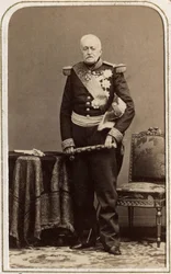 Portræt af Esprit Victor Elisabeth Boniface de Castellane, marechal fra Frankrig, fransk militær blev født i Paris den 21. marts 1788 og døde i Lyon den 16. september 1862.